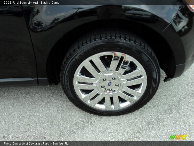 Black / Camel 2008 Ford Edge Limited