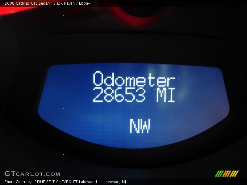 Black Raven / Ebony 2008 Cadillac CTS Sedan