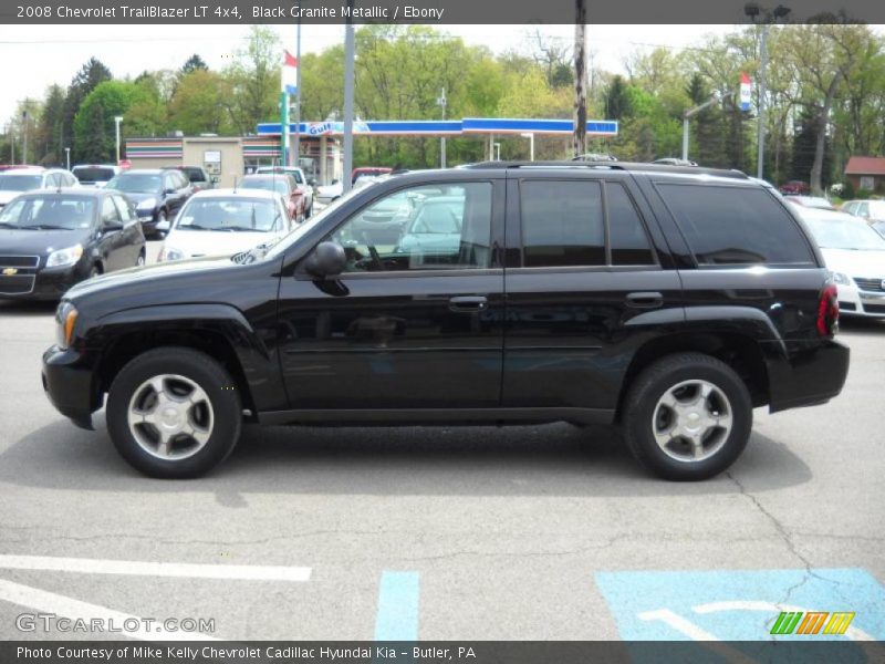 Black Granite Metallic / Ebony 2008 Chevrolet TrailBlazer LT 4x4