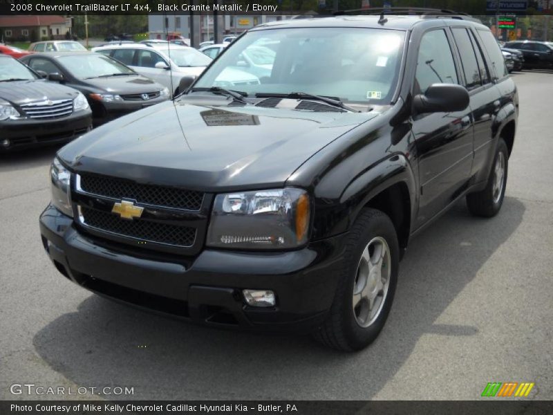 Black Granite Metallic / Ebony 2008 Chevrolet TrailBlazer LT 4x4