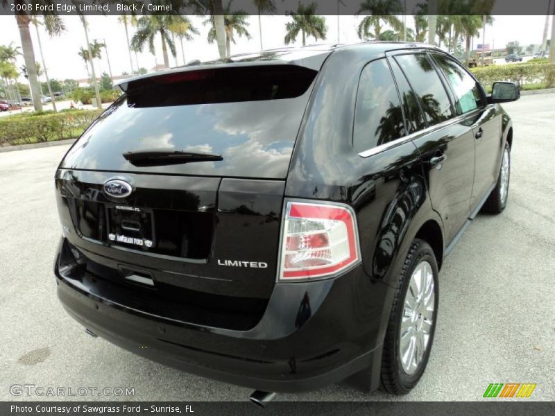 Black / Camel 2008 Ford Edge Limited