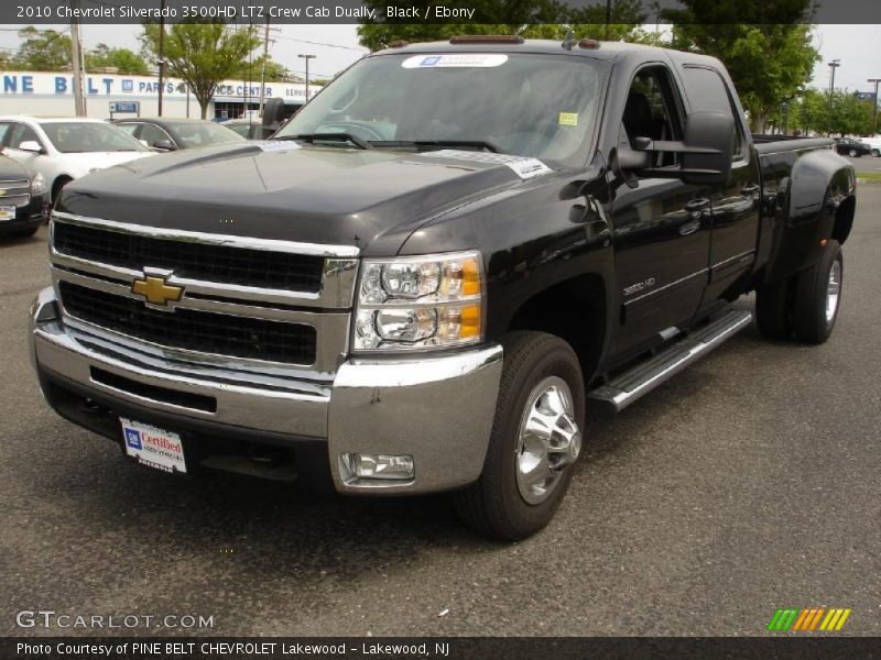 Black / Ebony 2010 Chevrolet Silverado 3500HD LTZ Crew Cab Dually