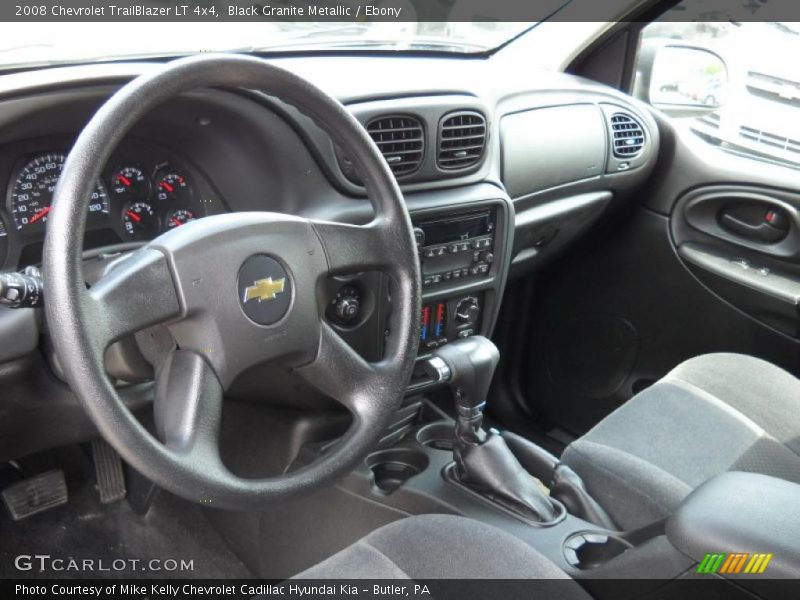 Black Granite Metallic / Ebony 2008 Chevrolet TrailBlazer LT 4x4