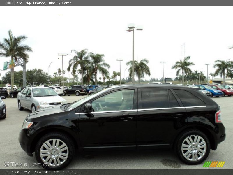 Black / Camel 2008 Ford Edge Limited