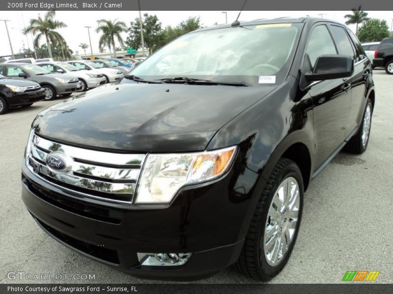 Black / Camel 2008 Ford Edge Limited