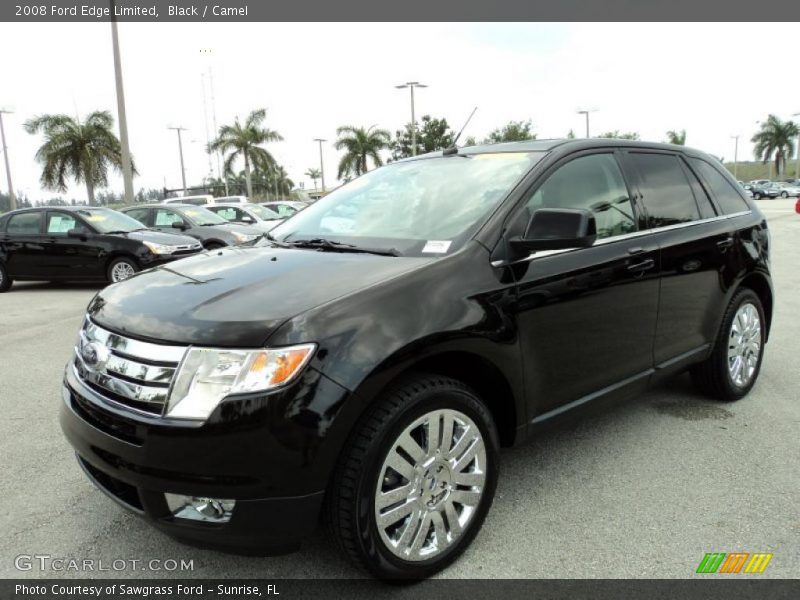 Black / Camel 2008 Ford Edge Limited