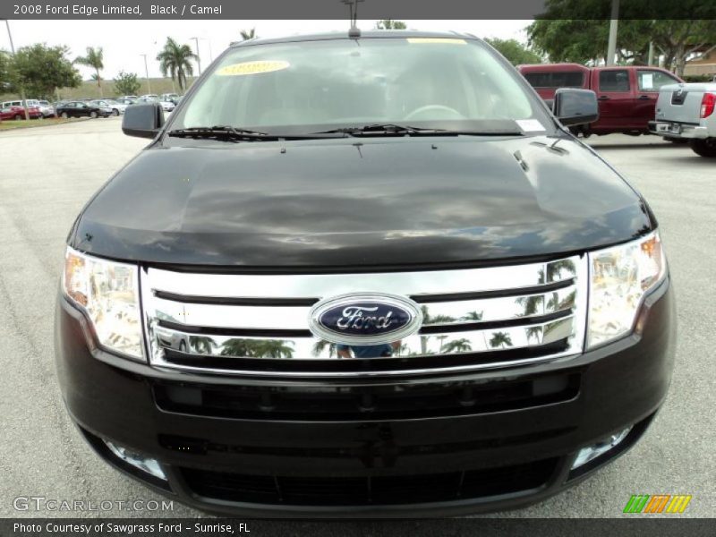 Black / Camel 2008 Ford Edge Limited