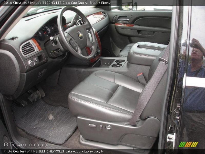  2010 Silverado 3500HD LTZ Crew Cab Dually Ebony Interior