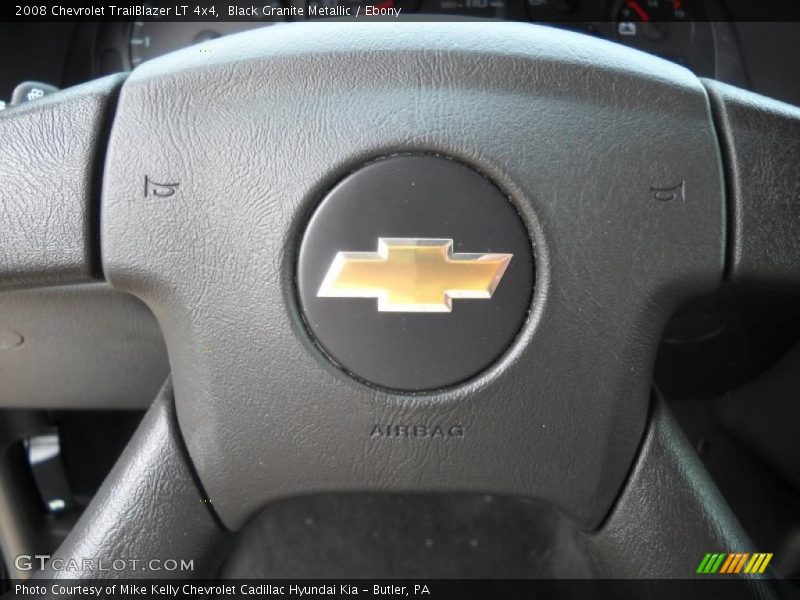 Black Granite Metallic / Ebony 2008 Chevrolet TrailBlazer LT 4x4