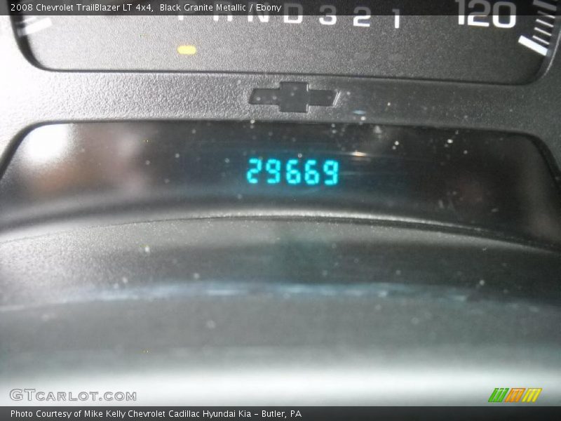 Black Granite Metallic / Ebony 2008 Chevrolet TrailBlazer LT 4x4