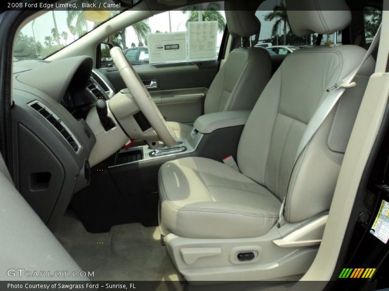 Black / Camel 2008 Ford Edge Limited