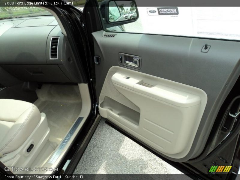 Black / Camel 2008 Ford Edge Limited