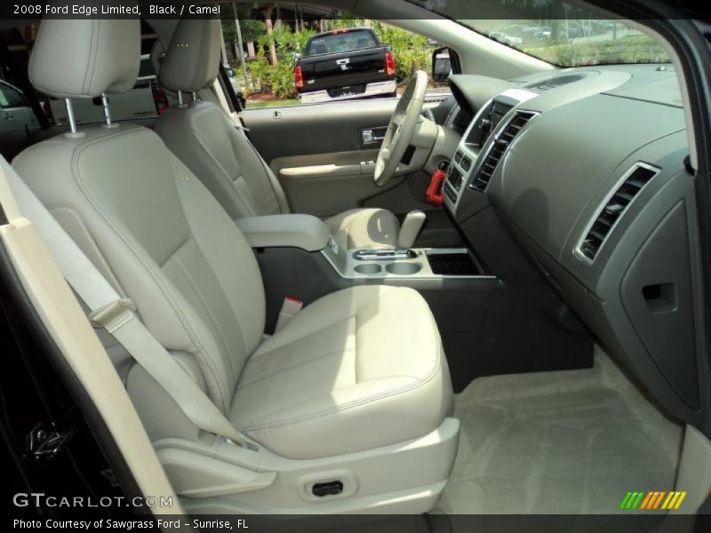 Black / Camel 2008 Ford Edge Limited