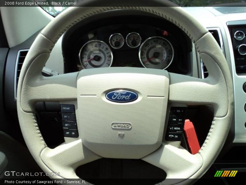 Black / Camel 2008 Ford Edge Limited