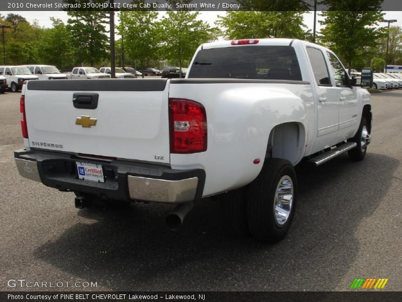 Summit White / Ebony 2010 Chevrolet Silverado 3500HD LTZ Crew Cab Dually