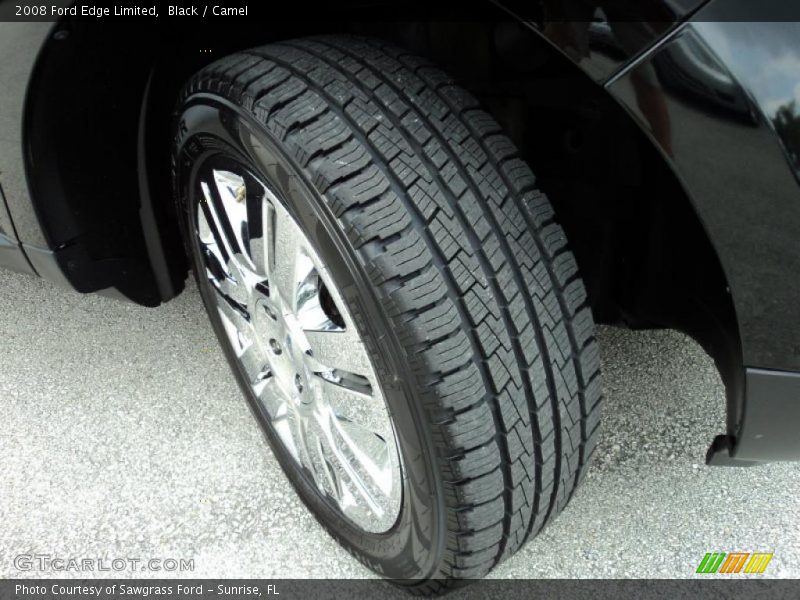 Black / Camel 2008 Ford Edge Limited