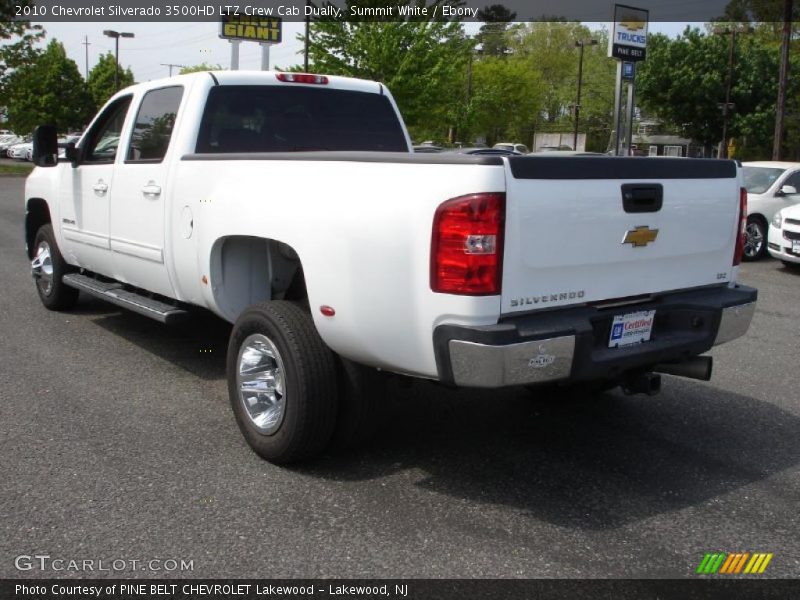 Summit White / Ebony 2010 Chevrolet Silverado 3500HD LTZ Crew Cab Dually