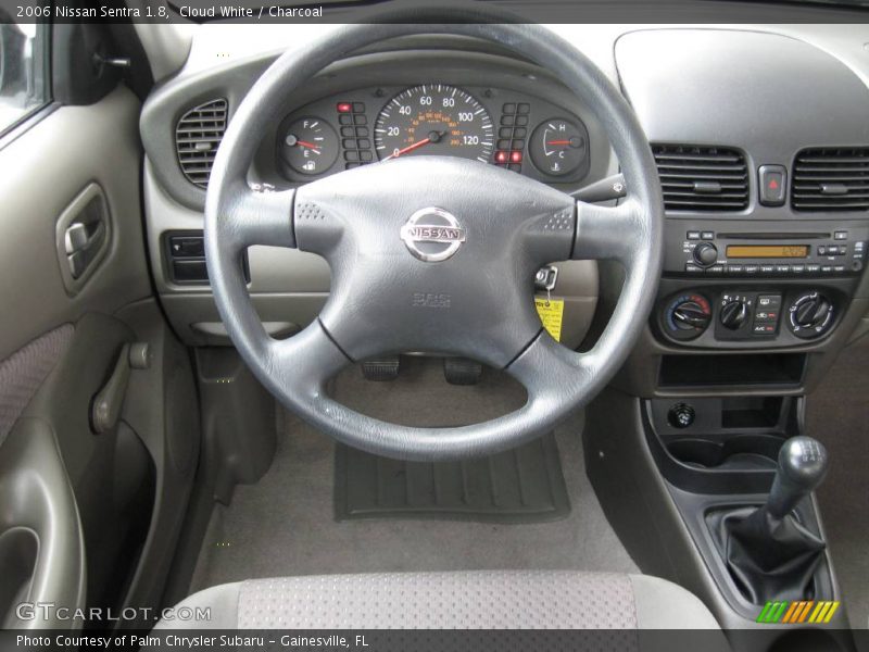 Cloud White / Charcoal 2006 Nissan Sentra 1.8