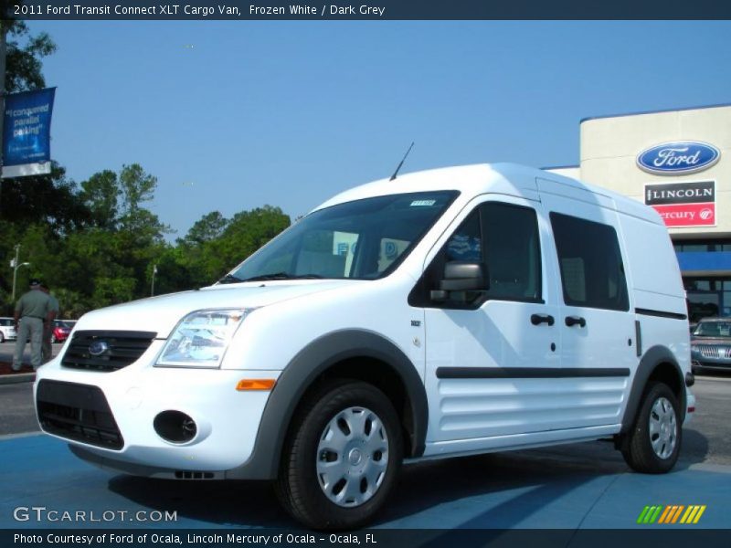 Frozen White / Dark Grey 2011 Ford Transit Connect XLT Cargo Van