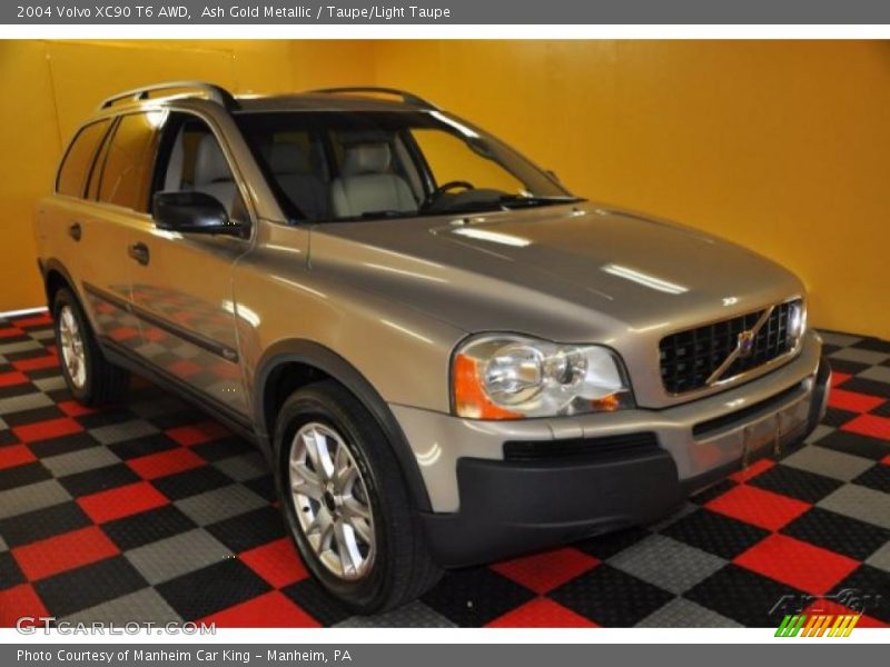 Ash Gold Metallic / Taupe/Light Taupe 2004 Volvo XC90 T6 AWD