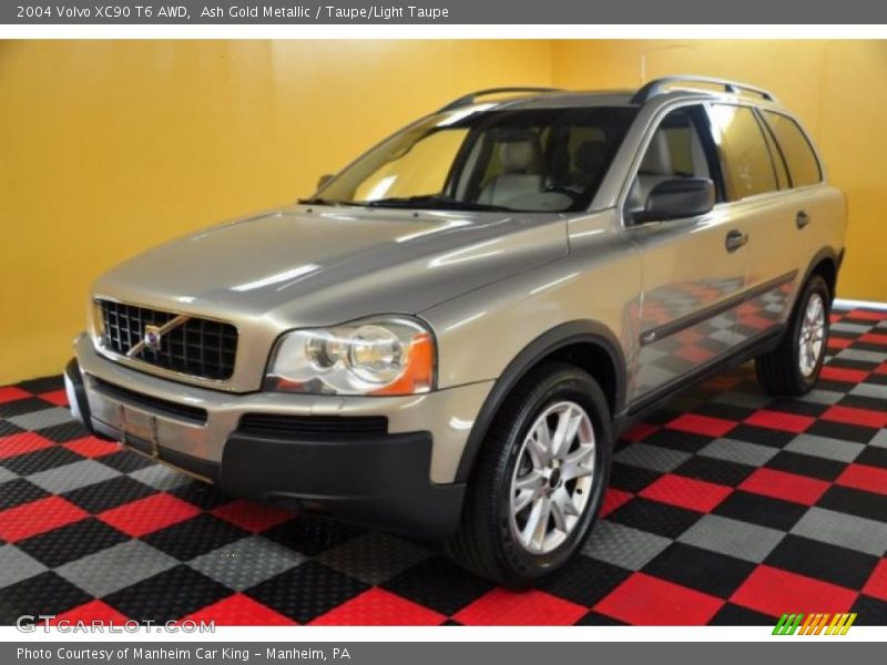 Ash Gold Metallic / Taupe/Light Taupe 2004 Volvo XC90 T6 AWD