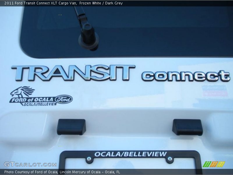 Frozen White / Dark Grey 2011 Ford Transit Connect XLT Cargo Van