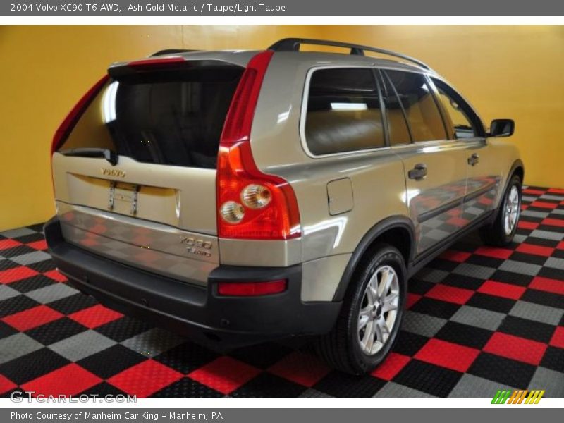 Ash Gold Metallic / Taupe/Light Taupe 2004 Volvo XC90 T6 AWD