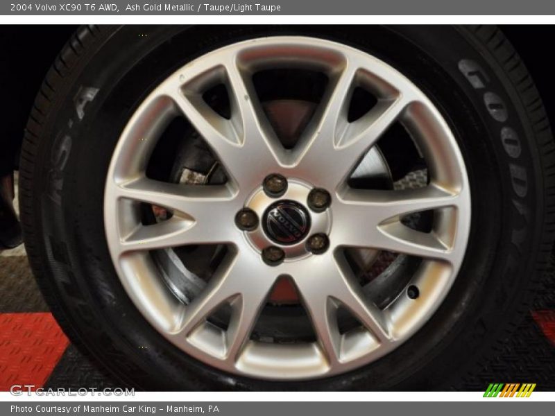 Ash Gold Metallic / Taupe/Light Taupe 2004 Volvo XC90 T6 AWD