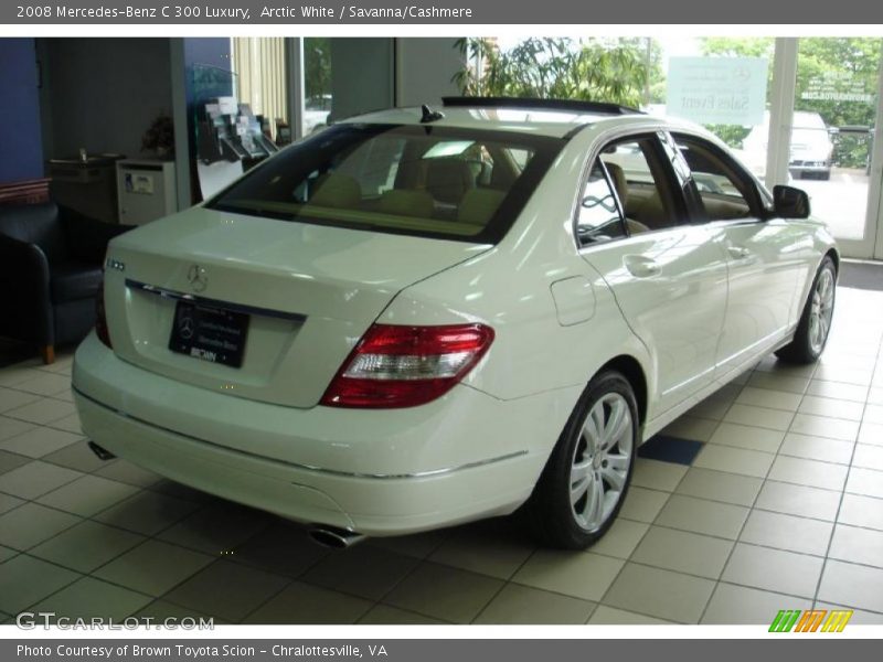 Arctic White / Savanna/Cashmere 2008 Mercedes-Benz C 300 Luxury