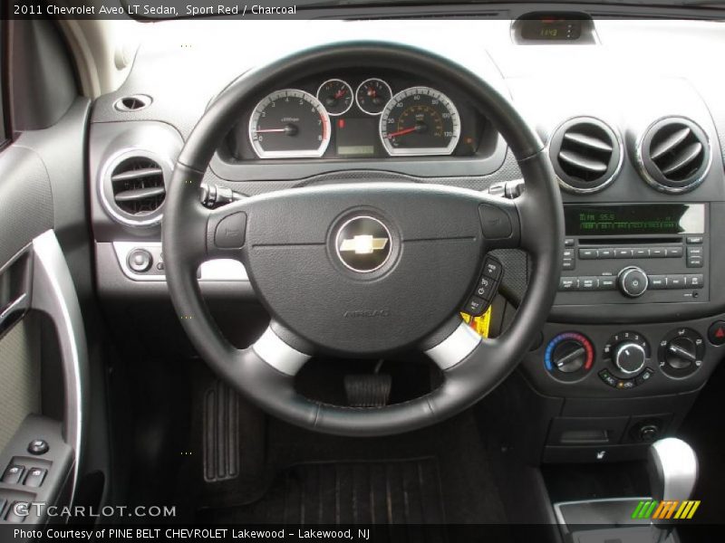 Sport Red / Charcoal 2011 Chevrolet Aveo LT Sedan