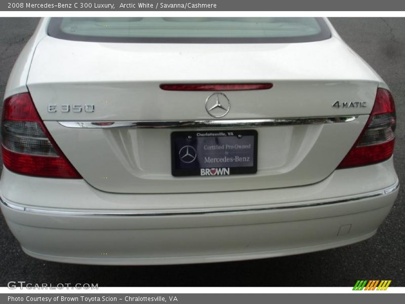 Arctic White / Savanna/Cashmere 2008 Mercedes-Benz C 300 Luxury