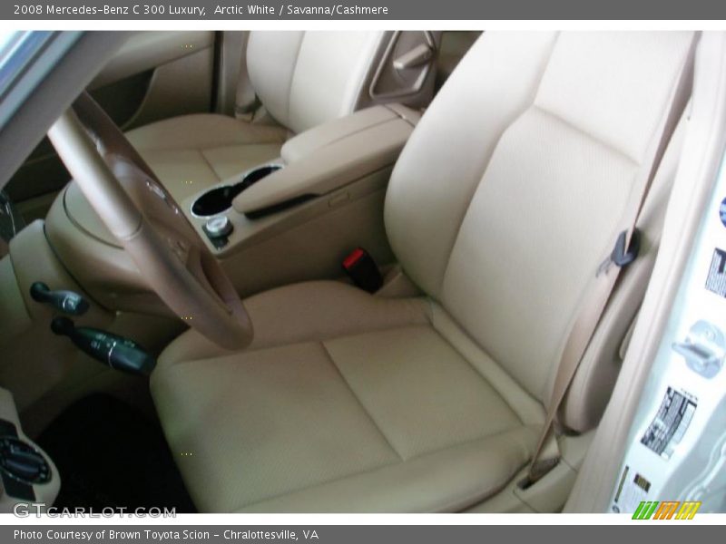 Arctic White / Savanna/Cashmere 2008 Mercedes-Benz C 300 Luxury