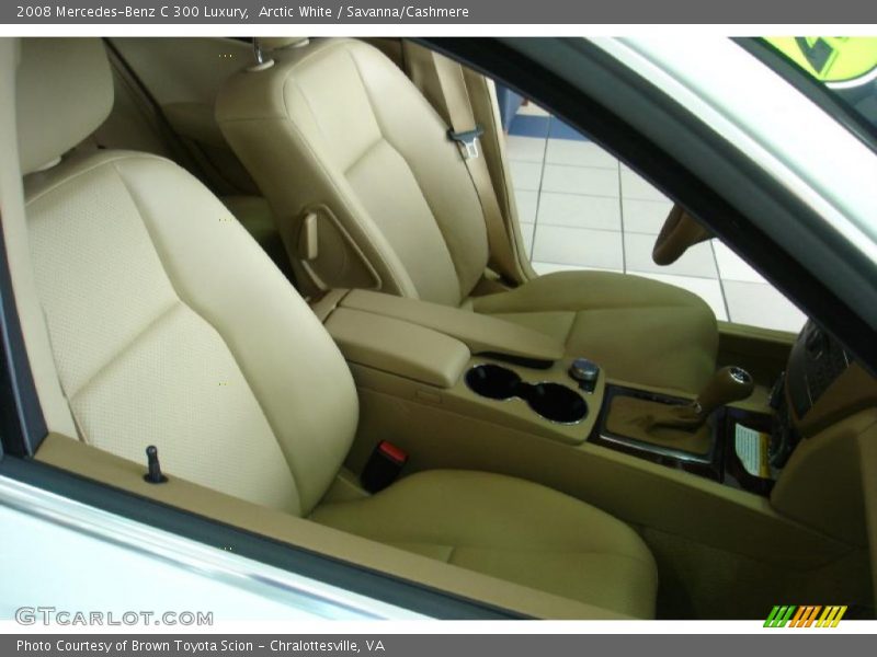 Arctic White / Savanna/Cashmere 2008 Mercedes-Benz C 300 Luxury