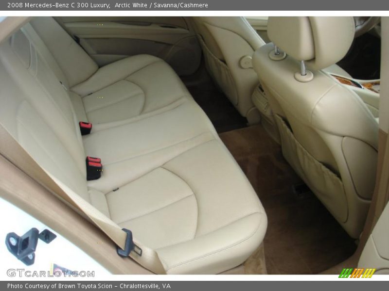 Arctic White / Savanna/Cashmere 2008 Mercedes-Benz C 300 Luxury