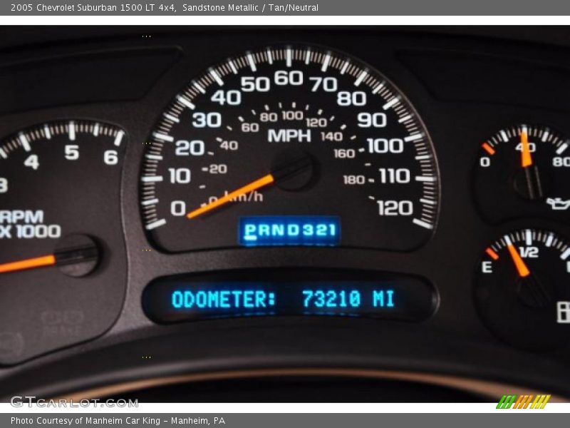 Sandstone Metallic / Tan/Neutral 2005 Chevrolet Suburban 1500 LT 4x4