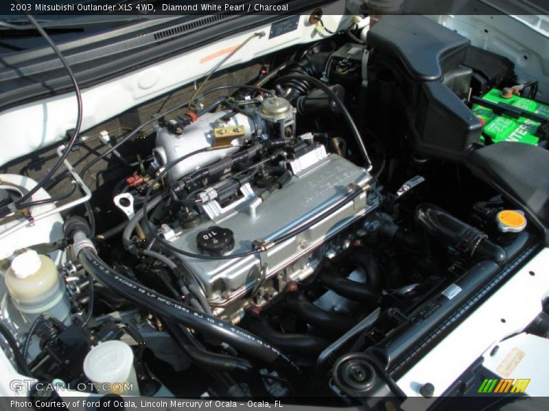  2003 Outlander XLS 4WD Engine - 2.4 Liter SOHC 16-Valve 4 Cylinder