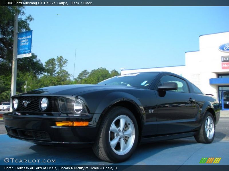 Black / Black 2008 Ford Mustang GT Deluxe Coupe