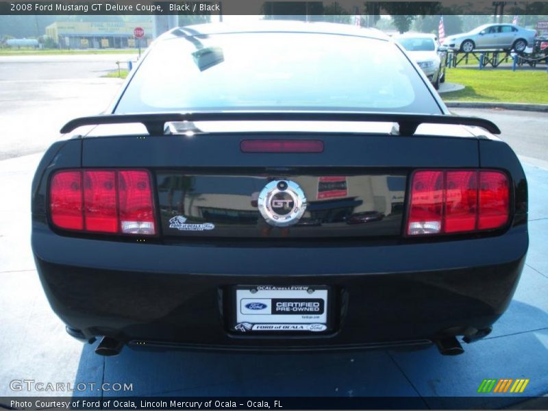 Black / Black 2008 Ford Mustang GT Deluxe Coupe