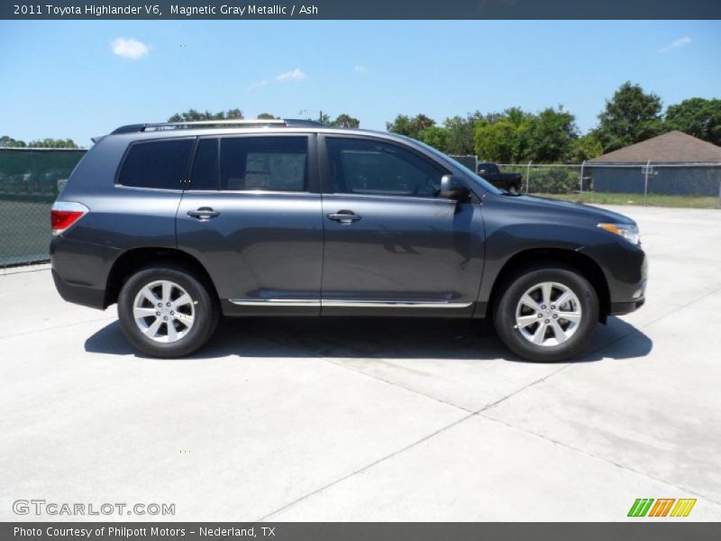 Magnetic Gray Metallic / Ash 2011 Toyota Highlander V6