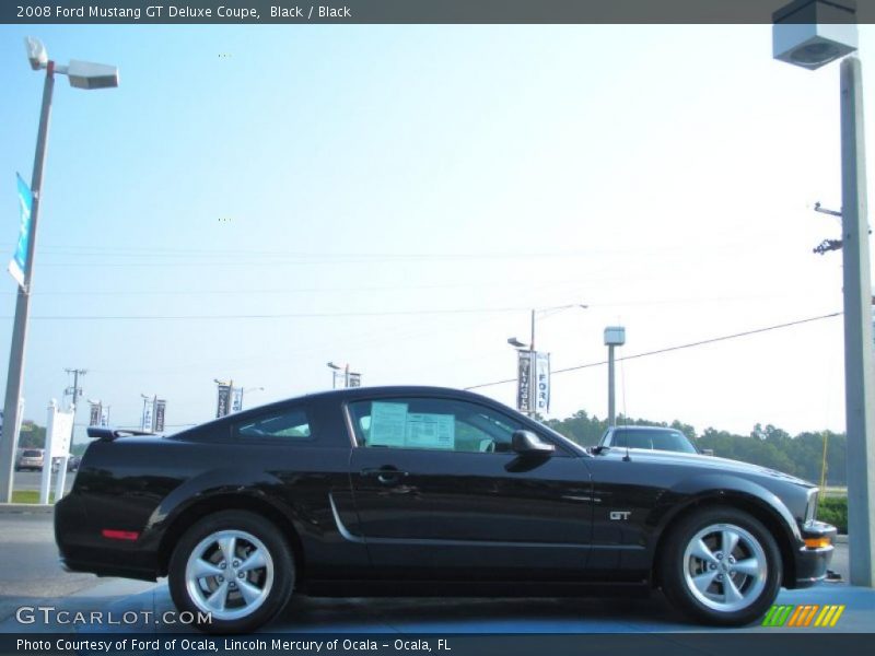 Black / Black 2008 Ford Mustang GT Deluxe Coupe