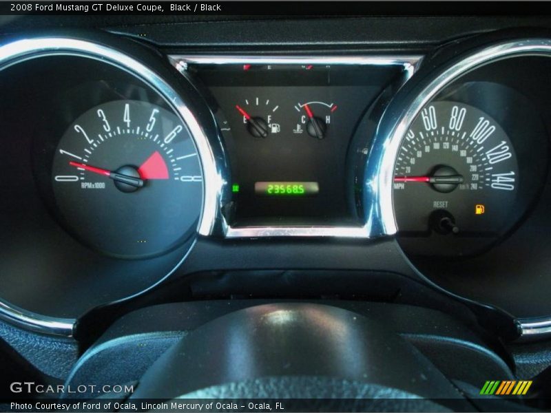 Black / Black 2008 Ford Mustang GT Deluxe Coupe