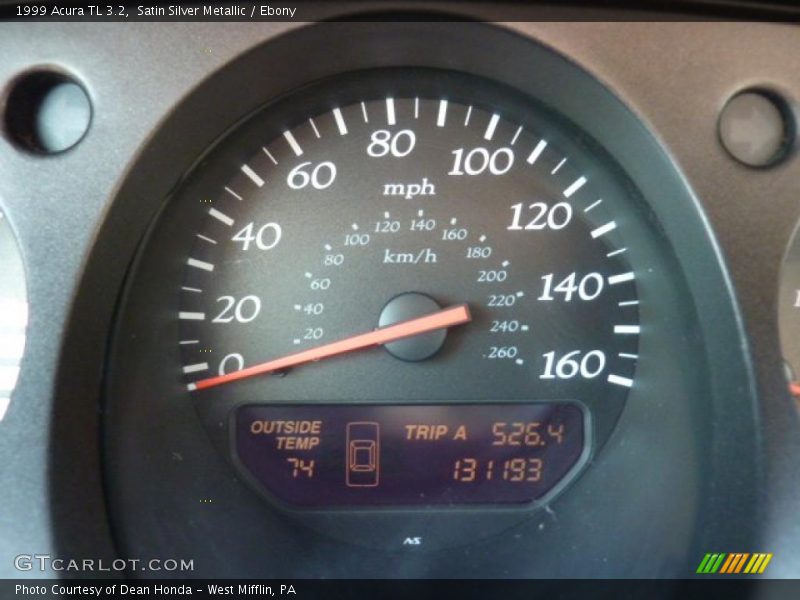 Satin Silver Metallic / Ebony 1999 Acura TL 3.2
