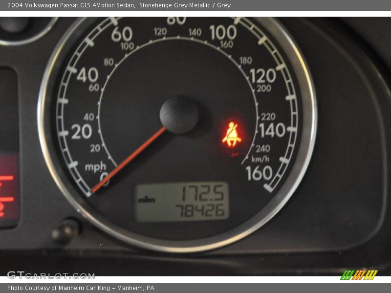 Stonehenge Grey Metallic / Grey 2004 Volkswagen Passat GLS 4Motion Sedan