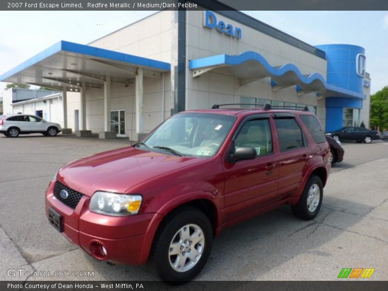 Redfire Metallic / Medium/Dark Pebble 2007 Ford Escape Limited