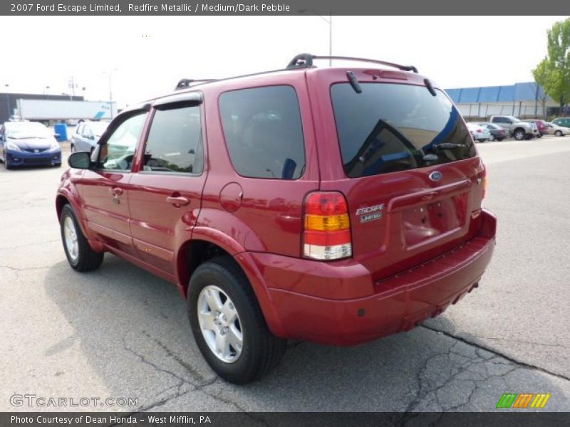 Redfire Metallic / Medium/Dark Pebble 2007 Ford Escape Limited