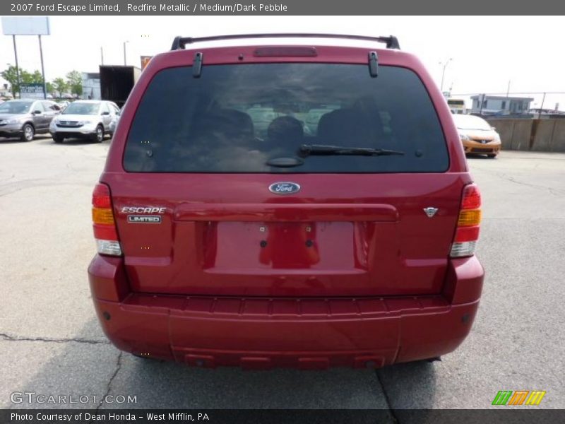 Redfire Metallic / Medium/Dark Pebble 2007 Ford Escape Limited