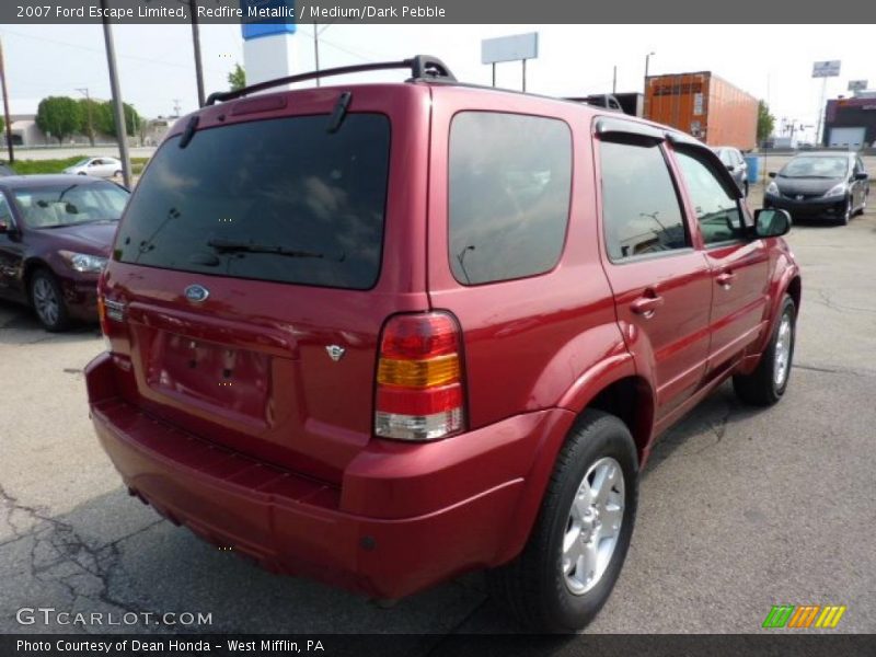 Redfire Metallic / Medium/Dark Pebble 2007 Ford Escape Limited