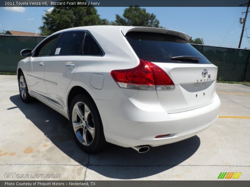 Blizzard Pearl White / Ivory 2011 Toyota Venza V6