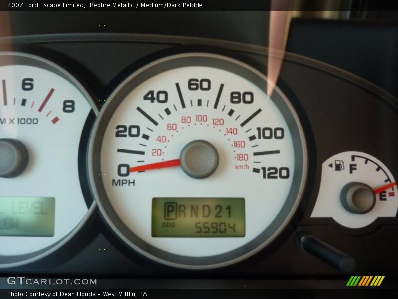 Redfire Metallic / Medium/Dark Pebble 2007 Ford Escape Limited