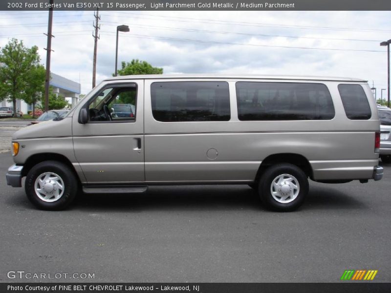  2002 E Series Van E350 XLT 15 Passenger Light Parchment Gold Metallic